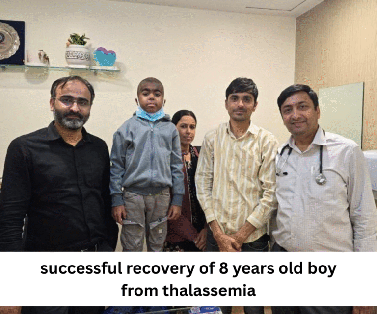 recovery from thalassemia of a children and a 8 years boy at bmt next and best bone marrow transplant center in gurugram