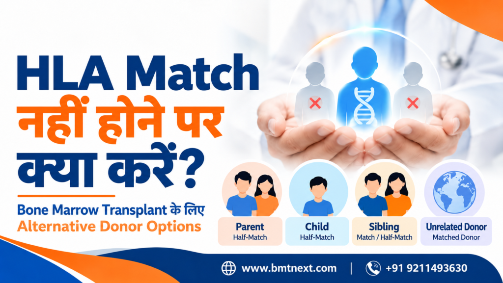 HLA Match Alternative Donor Options hla kya hai