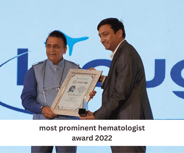 best hematologist and bone marrow transplant expert dr. meet kumar