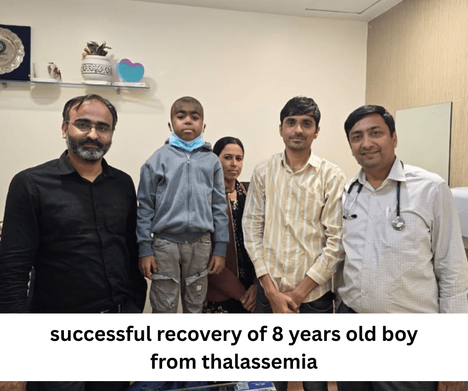recovery from thalassemia of a children and a 8 years boy at bmt next and best bone marrow transplant center in gurugram